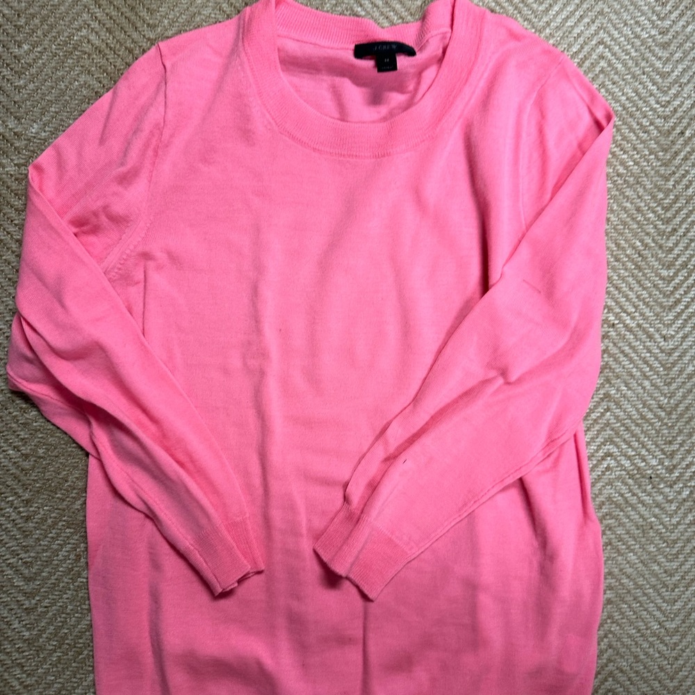 Pink Jcrew Sweater